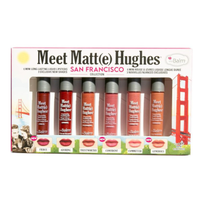 پک شش تایی رژ مایع مات دبالم  Meet Matte Hughes مدل San Francisco