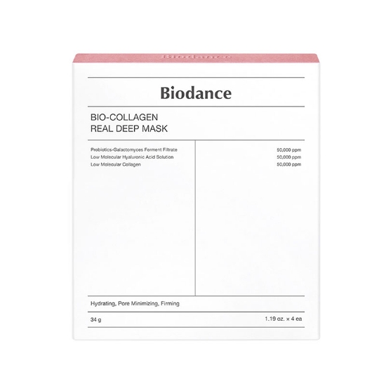 تصویر  پک ۴ عددی ماسک کلاژن بایودنس Biodance bio collagen