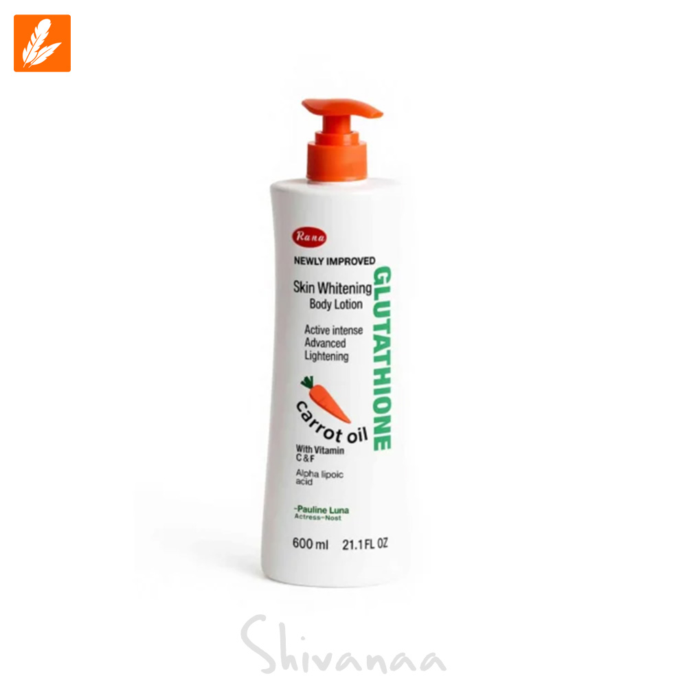 لوسیون سفید کننده و نرم کننده گلوتا هویج حجم بالا 600ml